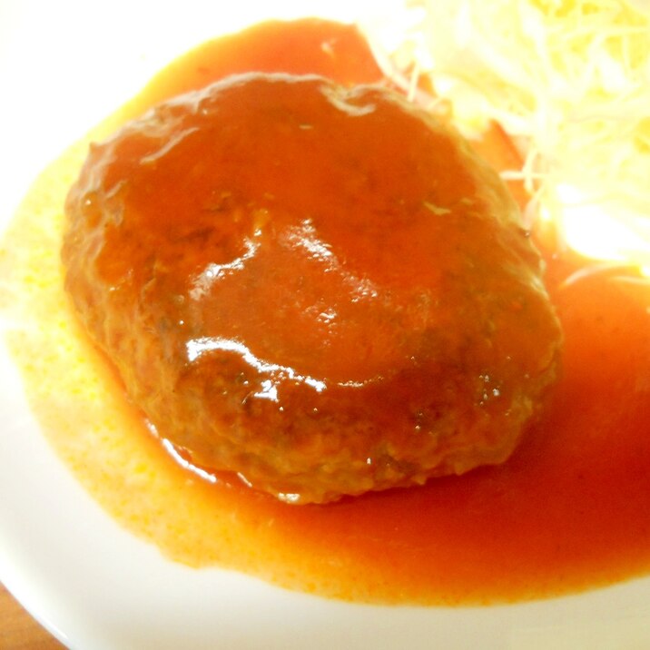 煮込みハンバーグ ソースは家にあるもので レシピ 作り方 By りょうようみさ 楽天レシピ